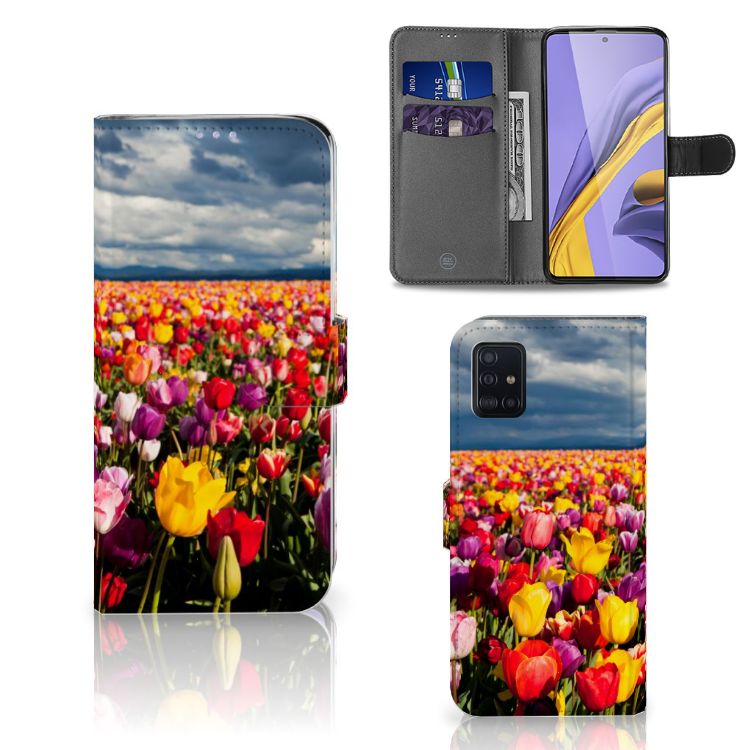 Samsung Galaxy A51 Hoesje Tulpen