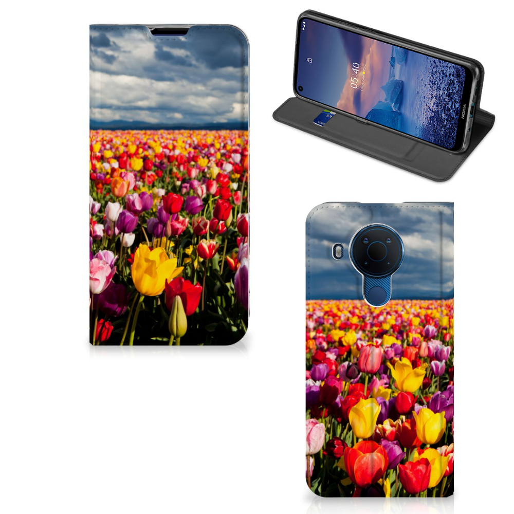 Nokia 5.4 Smart Cover Tulpen