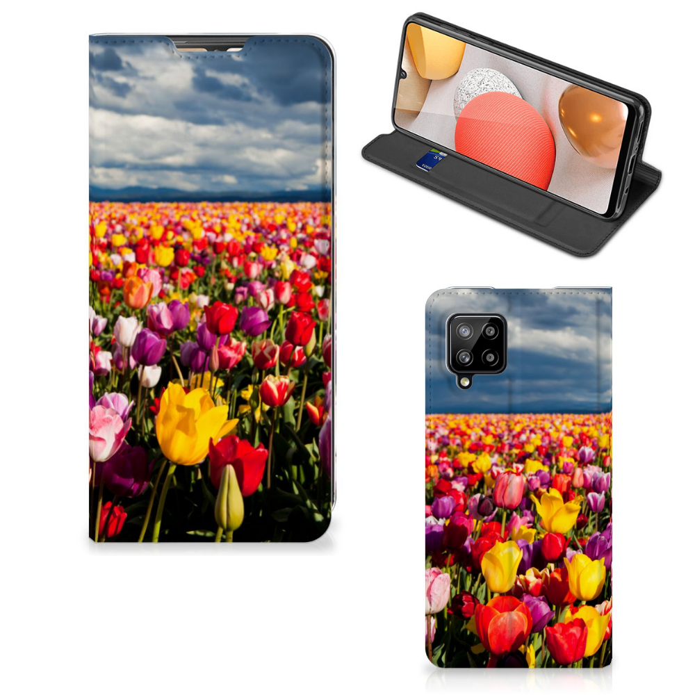 Samsung Galaxy A42 Smart Cover Tulpen