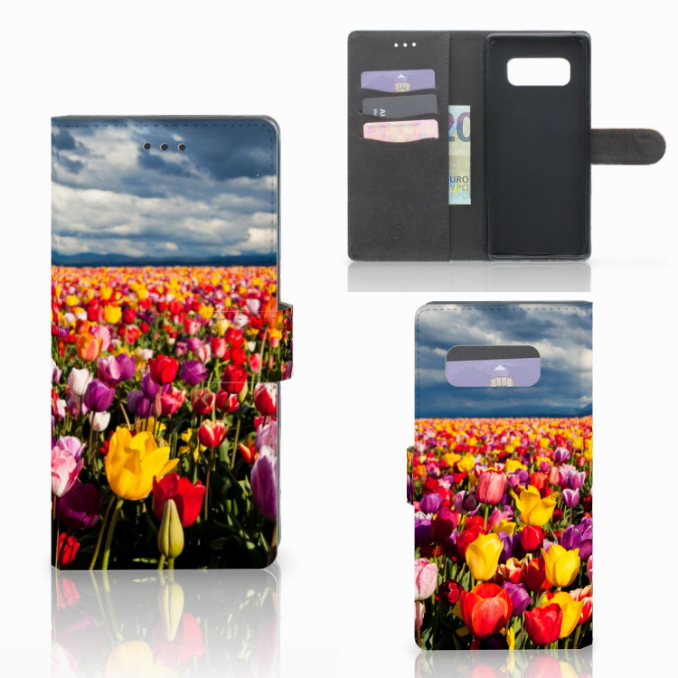 Samsung Galaxy Note 8 Uniek Design Hoesje Tulpen