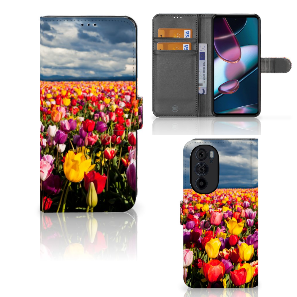 Motorola Edge 30 Pro Hoesje Tulpen