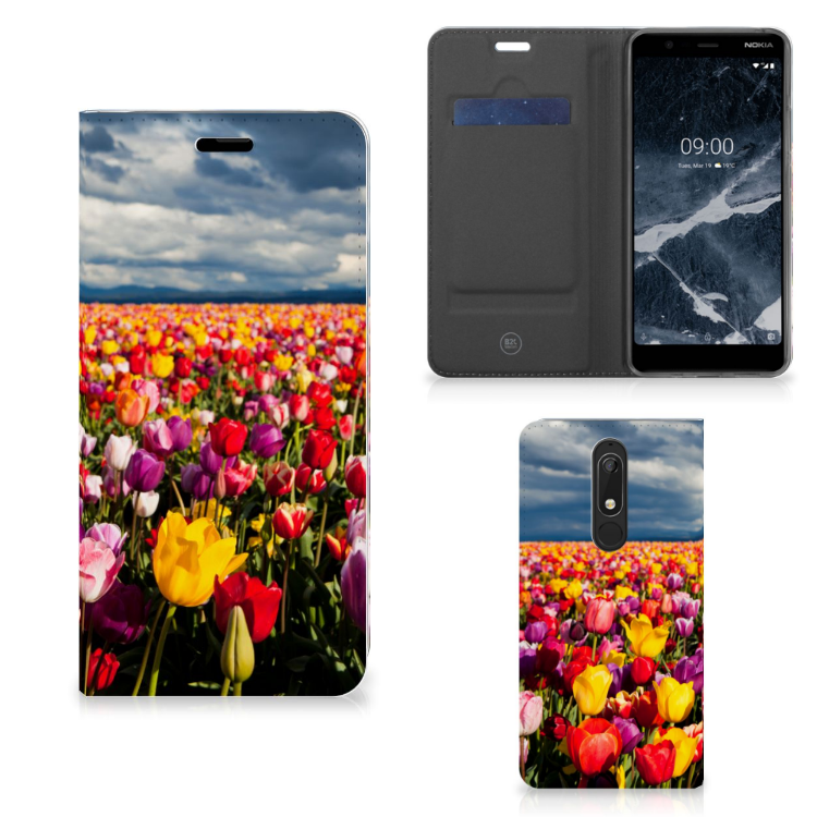 Nokia 5.1 (2018) Smart Cover Tulpen