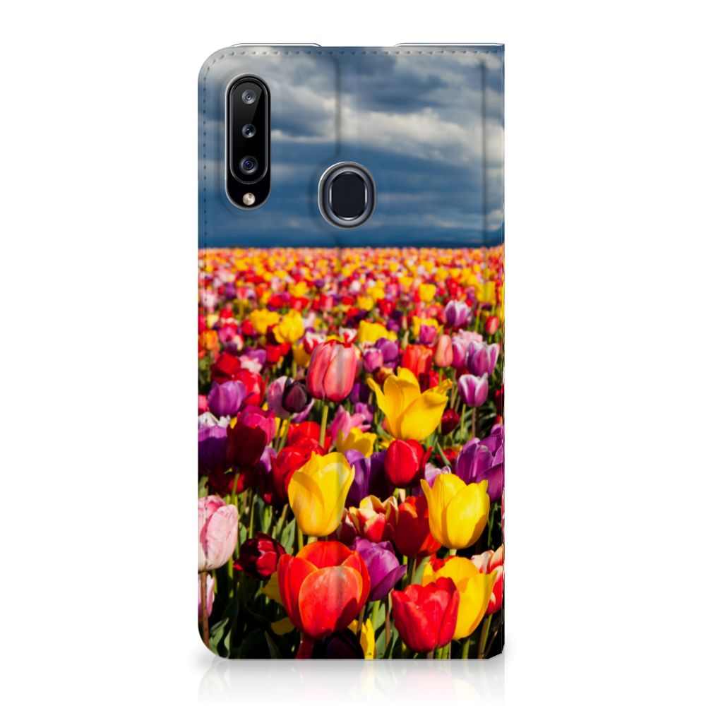 Samsung Galaxy A20s Smart Cover Tulpen