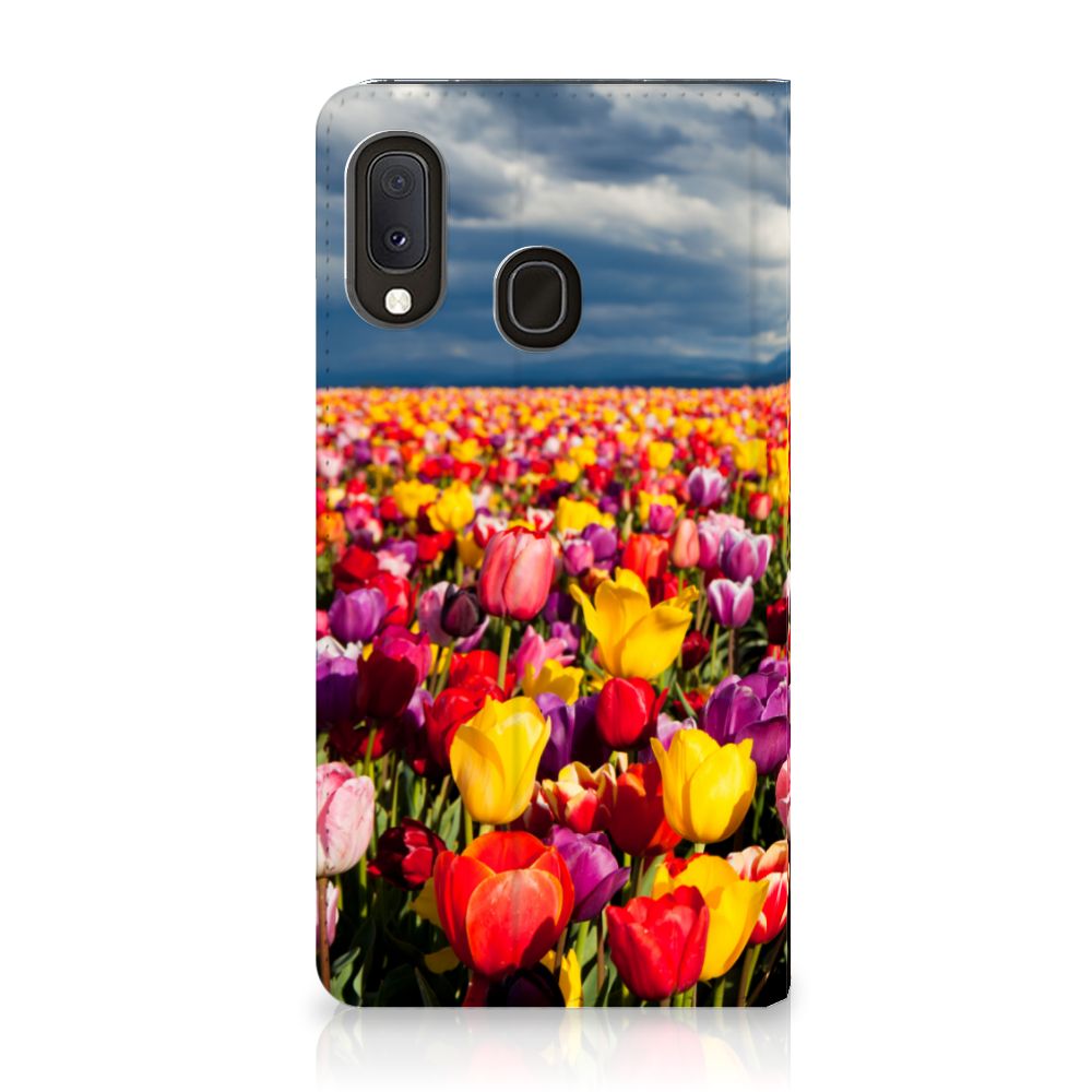 Samsung Galaxy A20e Smart Cover Tulpen
