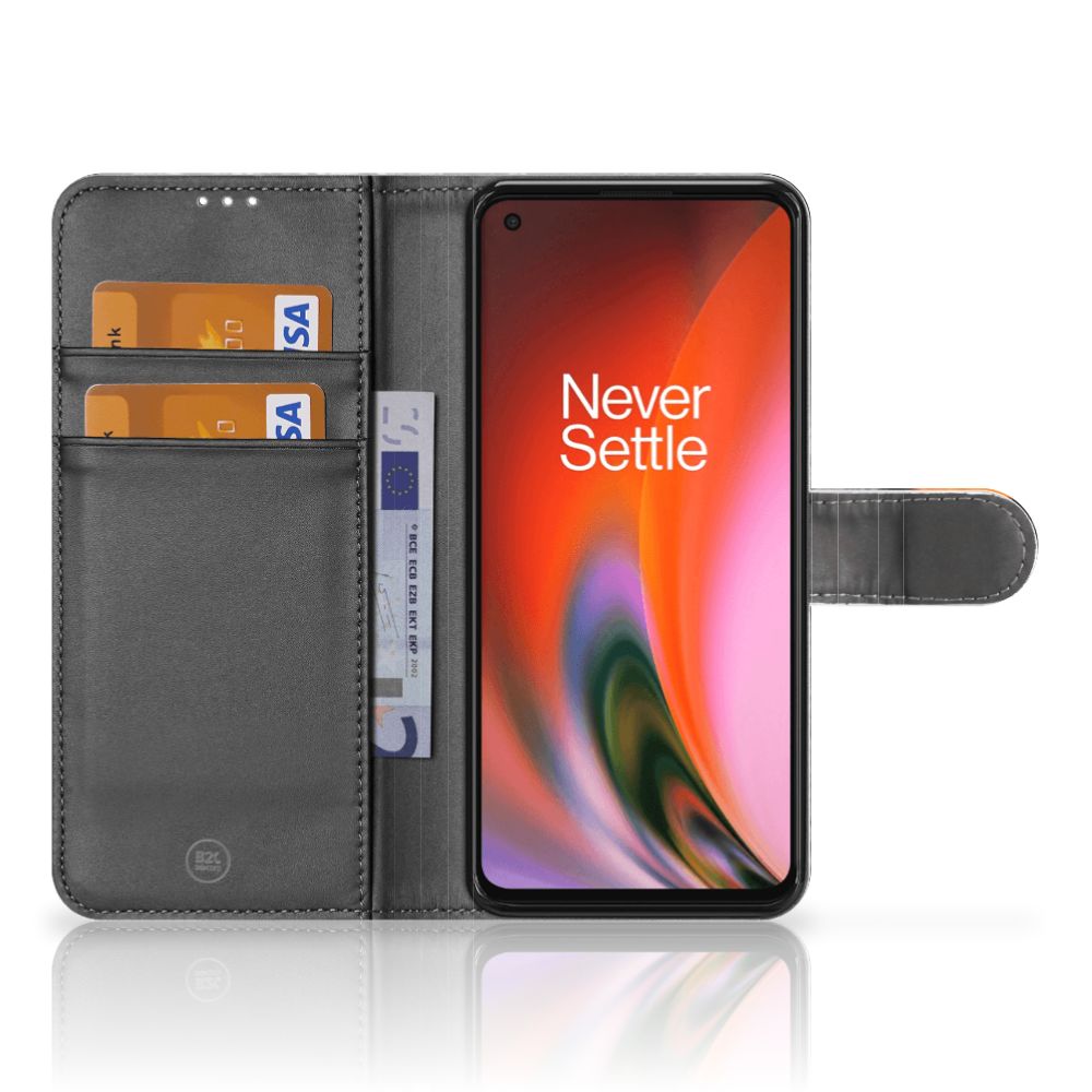 OnePlus Nord 2 5G Telefoonhoesje met Pasjes Uil