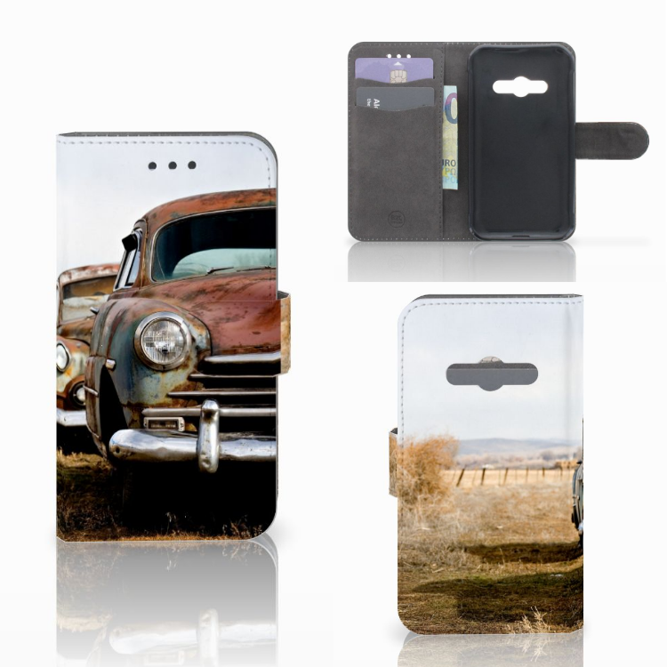 Samsung Galaxy Xcover 3 Uniek Ontworpen Hoesje Vintage Auto