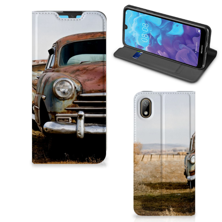Huawei Y5 (2019) Stand Case Vintage Auto