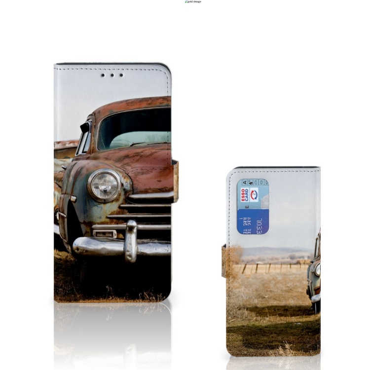 Huawei P40 Pro Telefoonhoesje met foto Vintage Auto