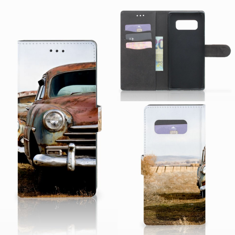 Samsung Galaxy Note 8 Telefoonhoesje met foto Vintage Auto