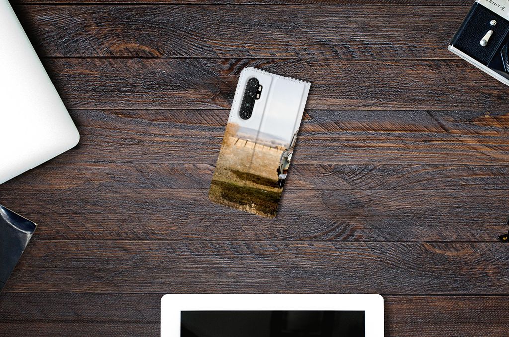 Xiaomi Mi Note 10 Lite Stand Case Vintage Auto