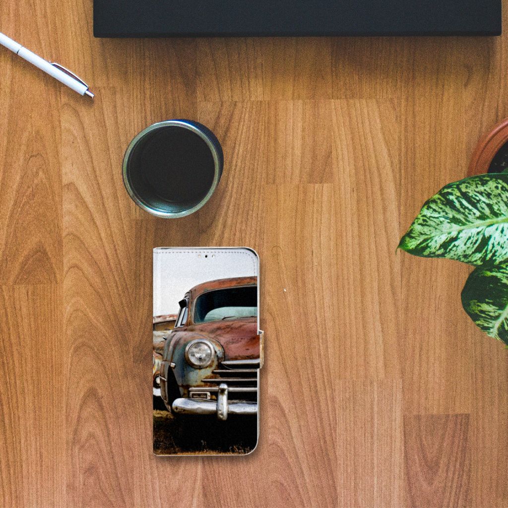 Huawei Y6 (2019) Telefoonhoesje met foto Vintage Auto