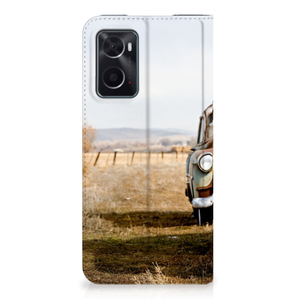 OPPO A96 | A76 Stand Case Vintage Auto