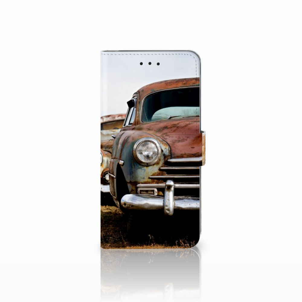 Samsung Galaxy A6 Plus 2018 Telefoonhoesje met foto Vintage Auto