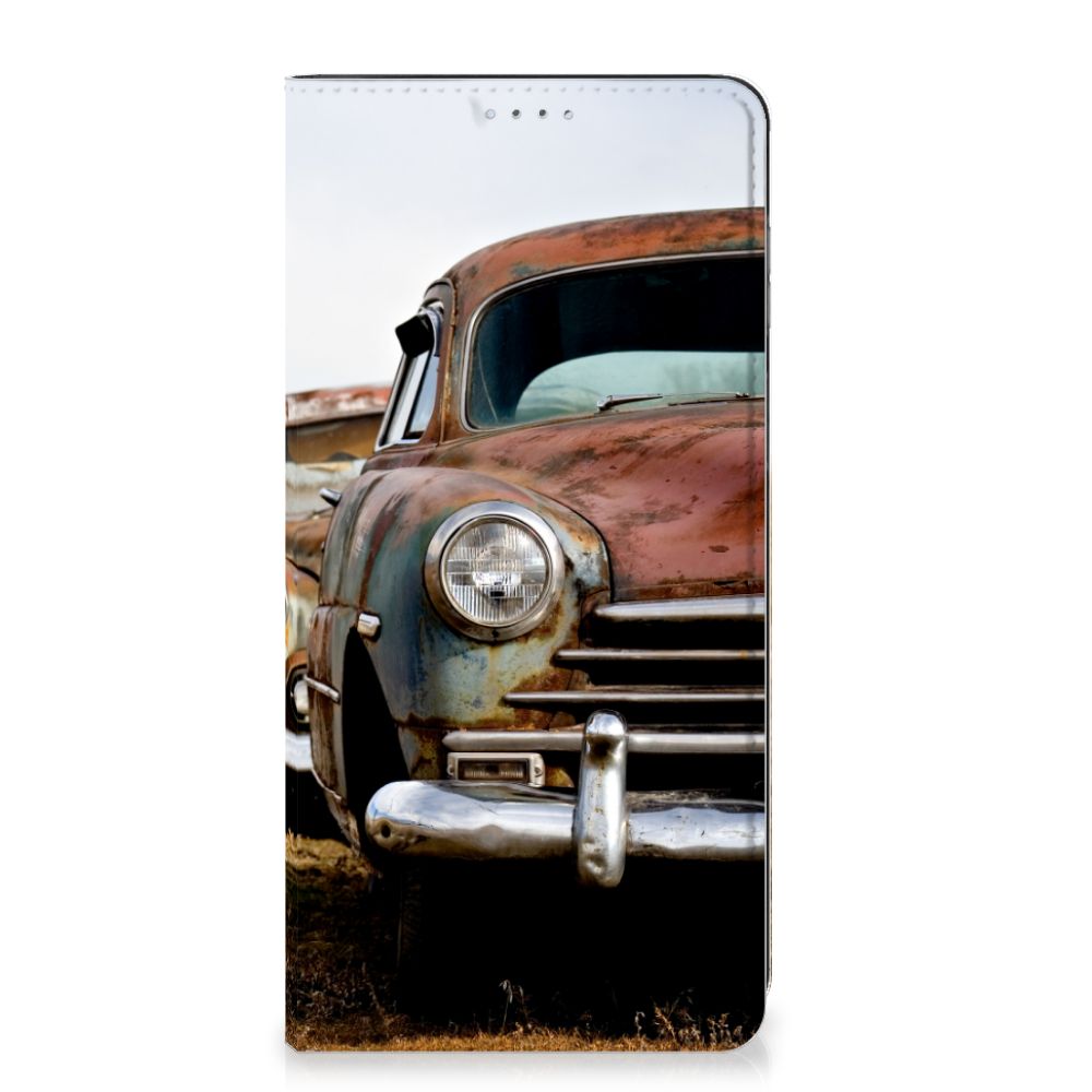 OPPO A17 Stand Case Vintage Auto