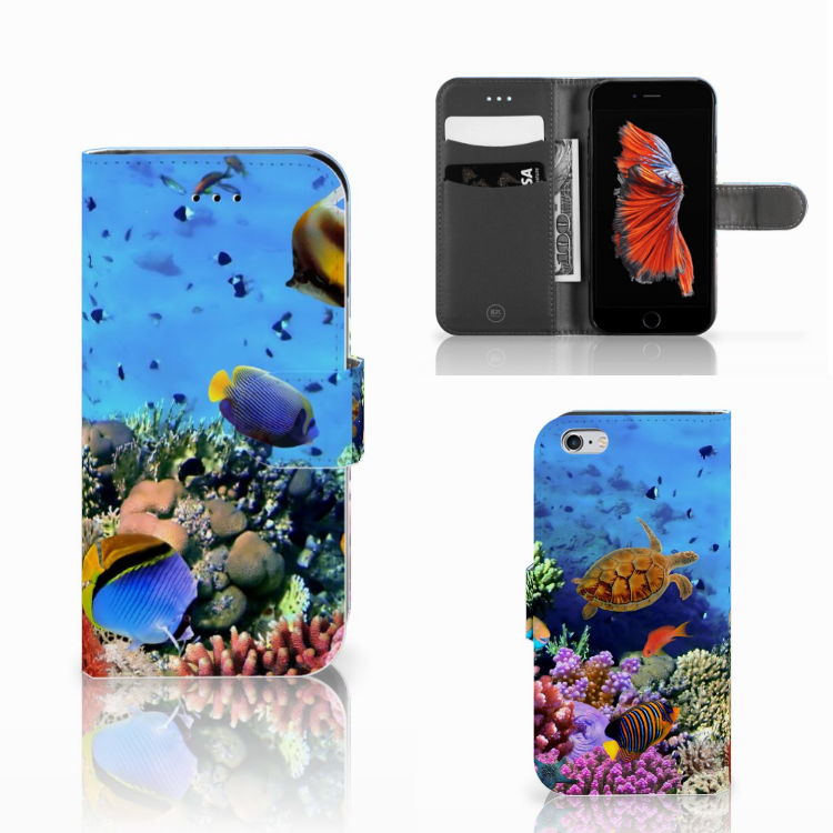 Apple iPhone 6 | 6s Telefoonhoesje met Pasjes Vissen