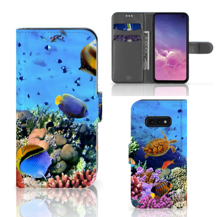 Samsung Galaxy S10e Telefoonhoesje met Pasjes Vissen
