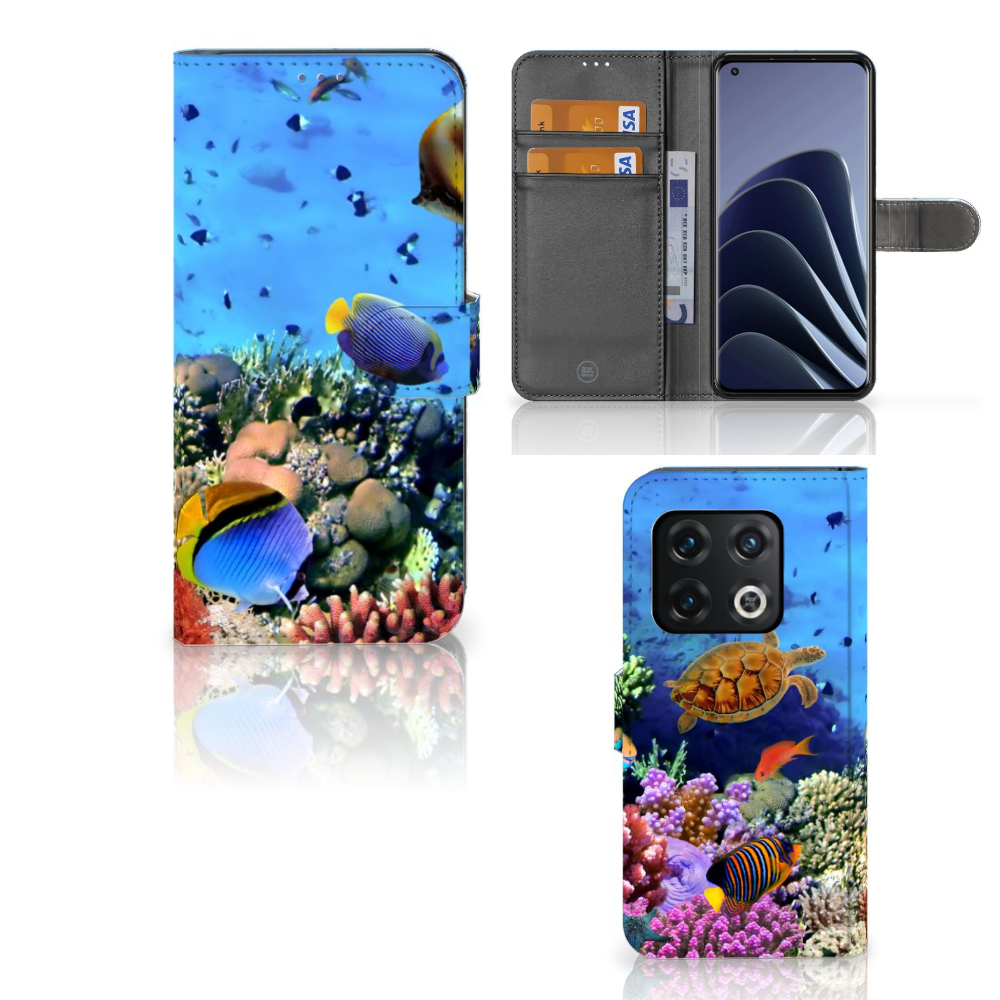 OnePlus 10 Pro Telefoonhoesje met Pasjes Vissen