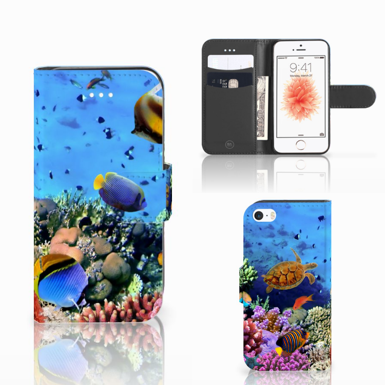 Apple iPhone 5 | 5s | SE Telefoonhoesje met Pasjes Vissen