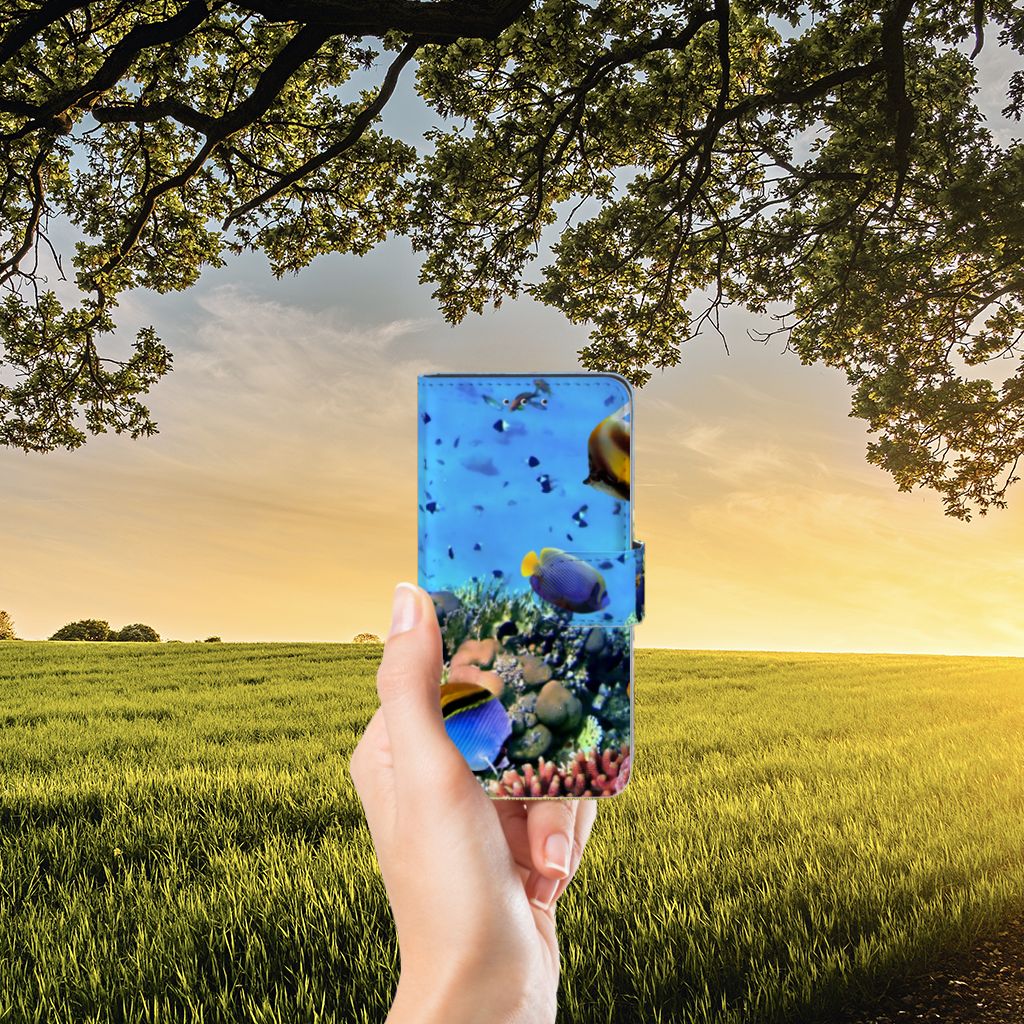 Huawei P20 Telefoonhoesje met Pasjes Vissen