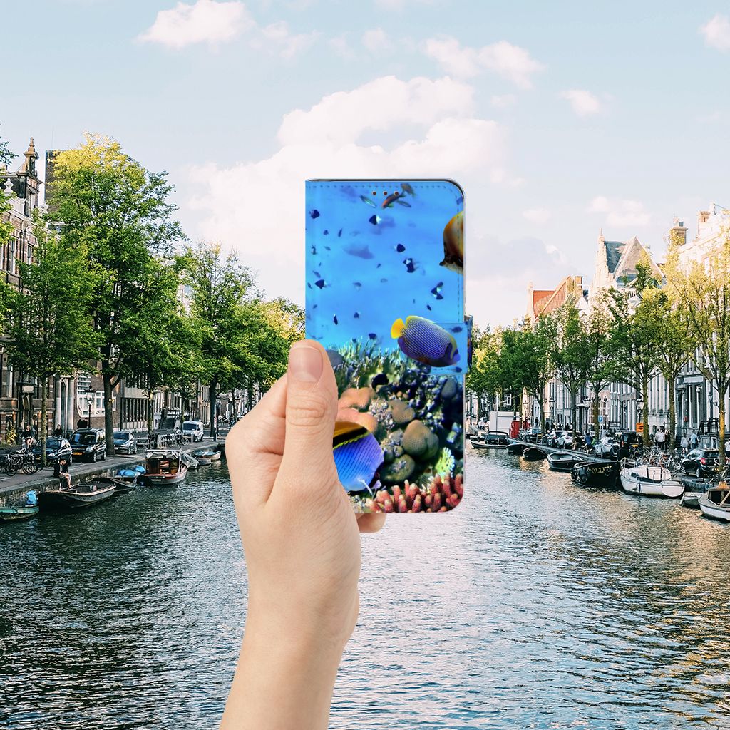 OnePlus Nord 2 5G Telefoonhoesje met Pasjes Vissen