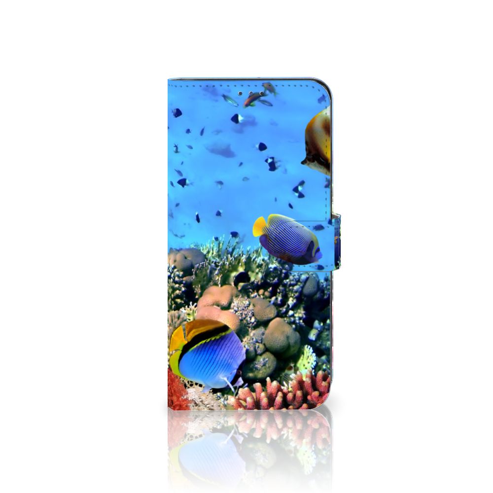 Motorola Moto G22 Telefoonhoesje met Pasjes Vissen
