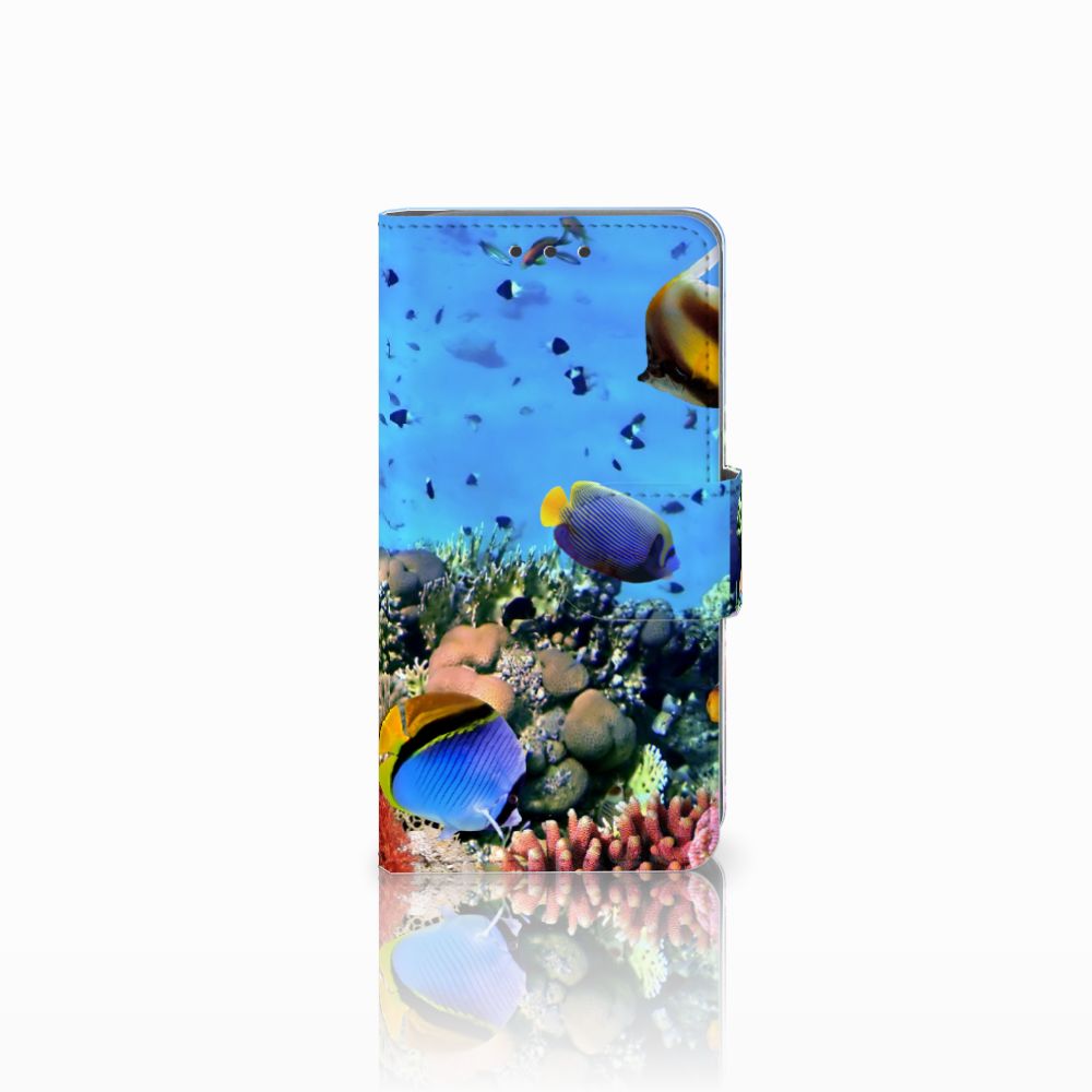 Samsung Galaxy A3 2015 Telefoonhoesje met Pasjes Vissen