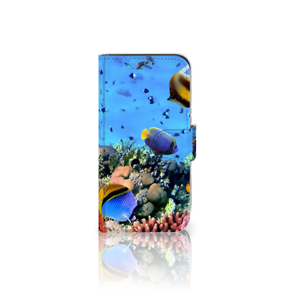 Apple iPhone 12 Mini Telefoonhoesje met Pasjes Vissen
