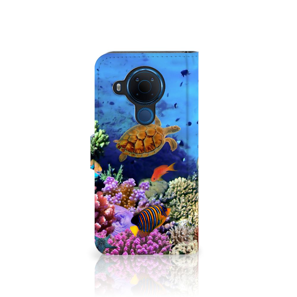 Nokia 5.4 Telefoonhoesje met Pasjes Vissen