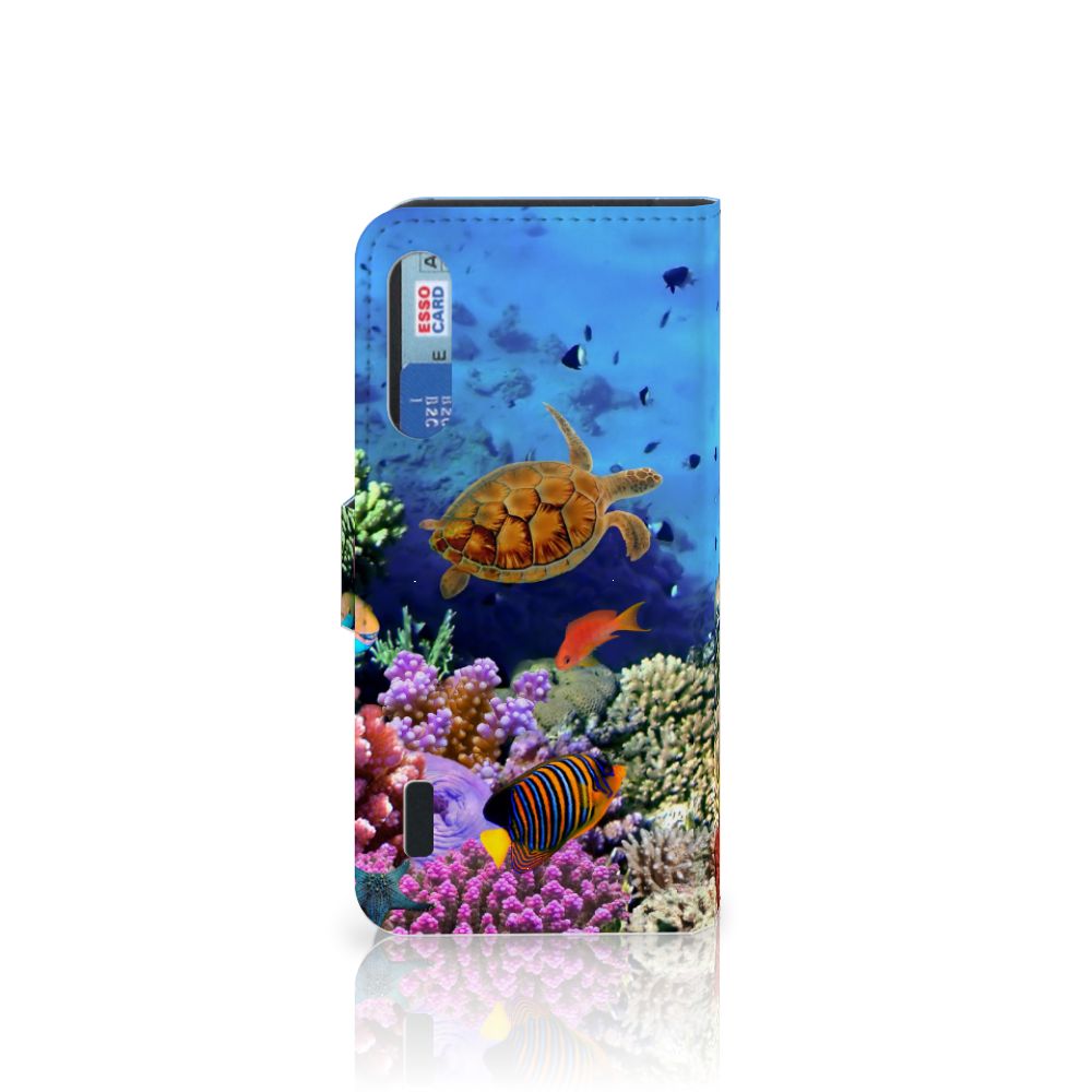 Xiaomi Mi A3 Telefoonhoesje met Pasjes Vissen