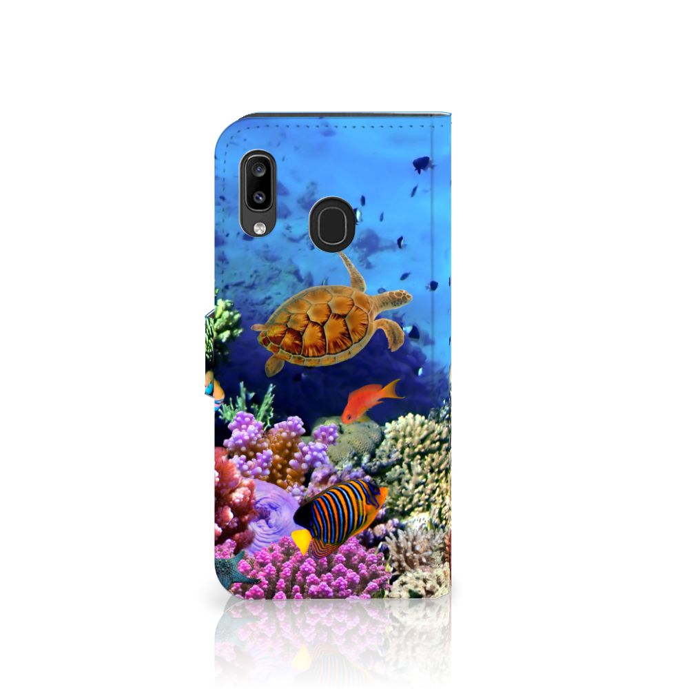 Samsung Galaxy A30 Telefoonhoesje met Pasjes Vissen