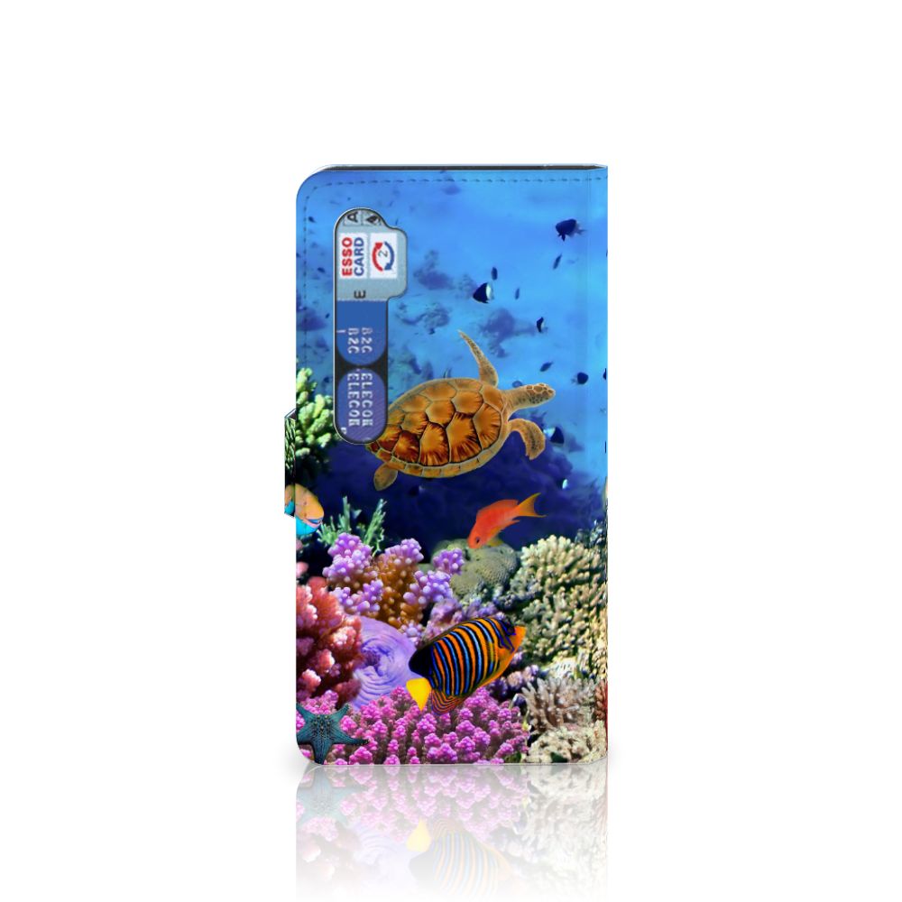 Xiaomi Mi Note 10 Pro Telefoonhoesje met Pasjes Vissen