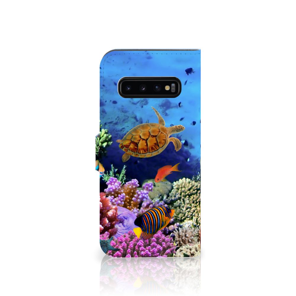 Samsung Galaxy S10 Plus Telefoonhoesje met Pasjes Vissen