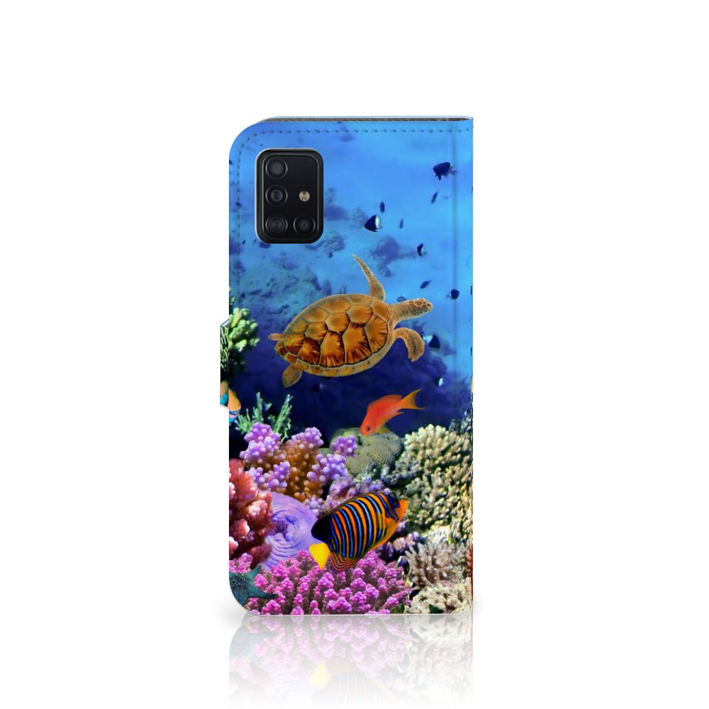 Samsung Galaxy A51 Telefoonhoesje met Pasjes Vissen