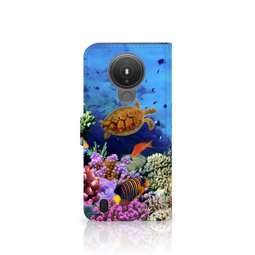 Nokia 1.4 Telefoonhoesje met Pasjes Vissen
