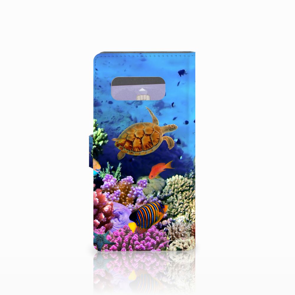 Samsung Galaxy Note 8 Telefoonhoesje met Pasjes Vissen
