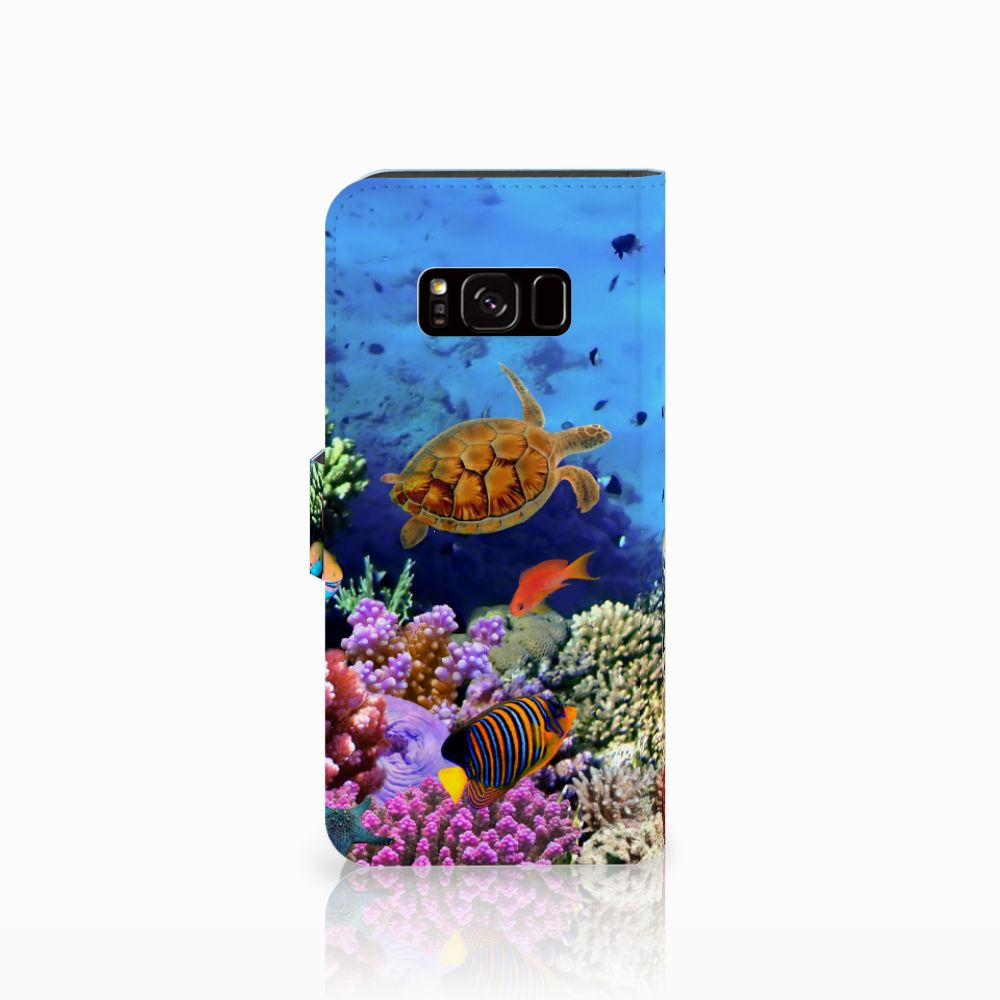 Samsung Galaxy S8 Telefoonhoesje met Pasjes Vissen