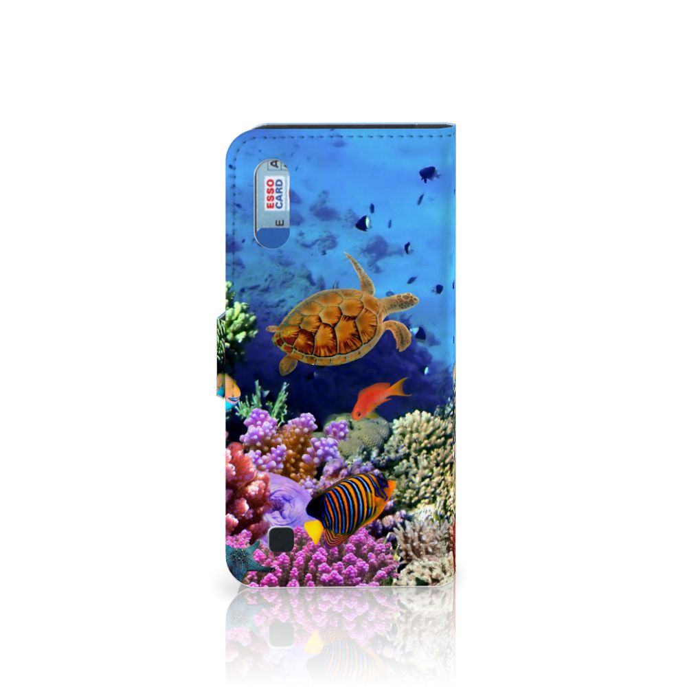 Samsung Galaxy M10 Telefoonhoesje met Pasjes Vissen