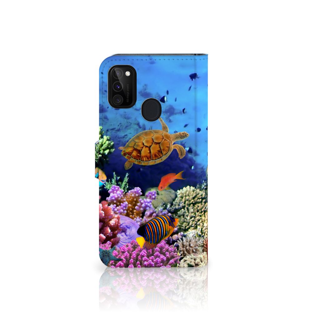 Samsung Galaxy M21 | M30s Telefoonhoesje met Pasjes Vissen
