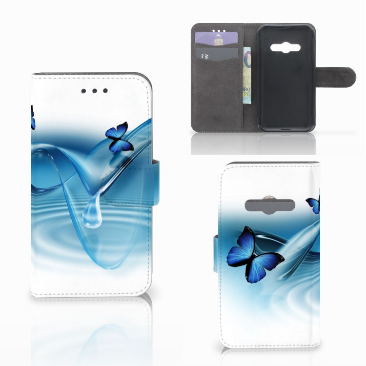 Samsung Galaxy Xcover 3 | Xcover 3 VE Telefoonhoesje met Pasjes Vlinders