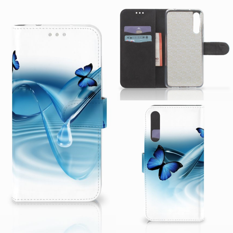 Huawei P20 Pro Telefoonhoesje met Pasjes Vlinders