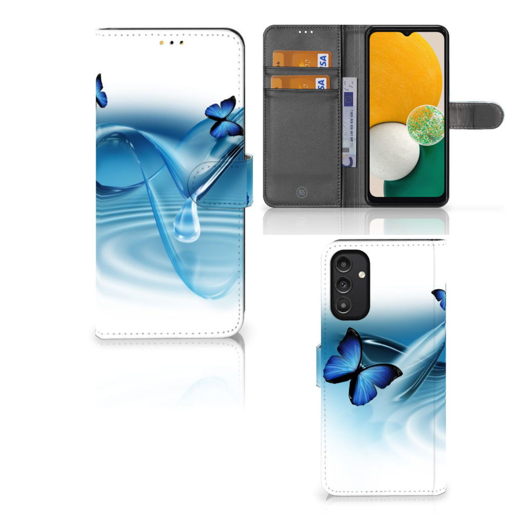Samsung Galaxy A14 5G Telefoonhoesje met Pasjes Vlinders