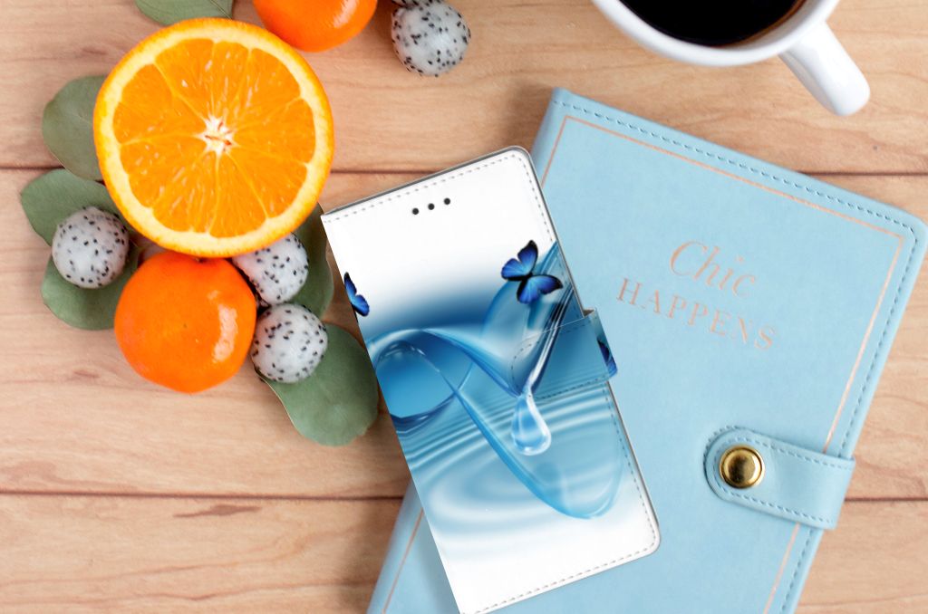 Samsung Galaxy Note 8 Telefoonhoesje met Pasjes Vlinders