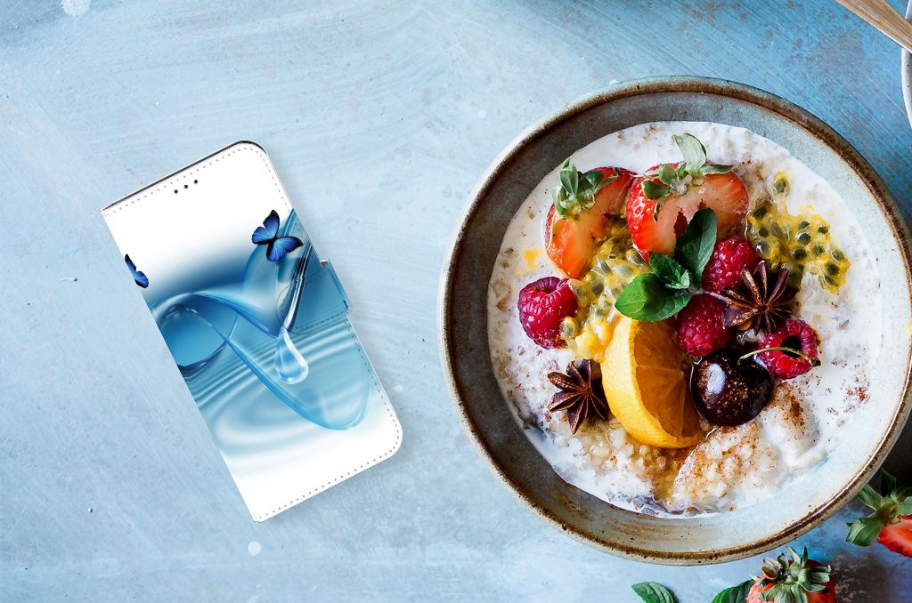Samsung Galaxy Xcover 6 Pro Telefoonhoesje met Pasjes Vlinders