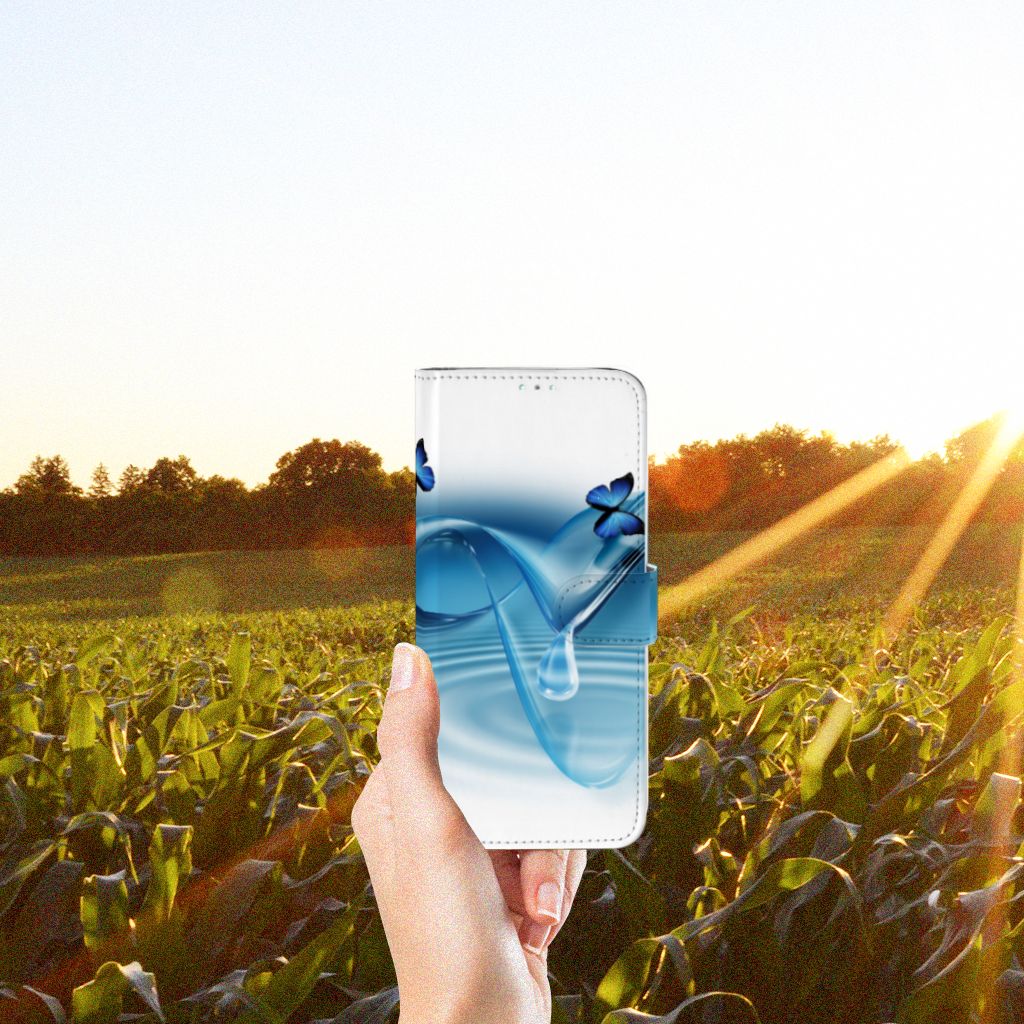 Samsung Galaxy A71 Telefoonhoesje met Pasjes Vlinders