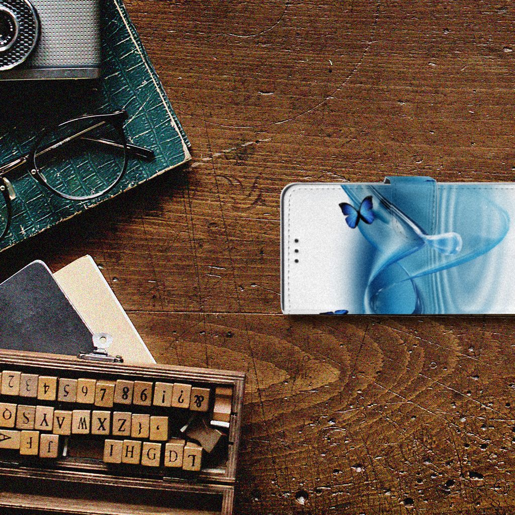 Xiaomi Mi 9 SE Telefoonhoesje met Pasjes Vlinders