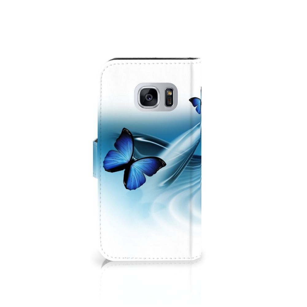 Samsung Galaxy S7 Telefoonhoesje met Pasjes Vlinders