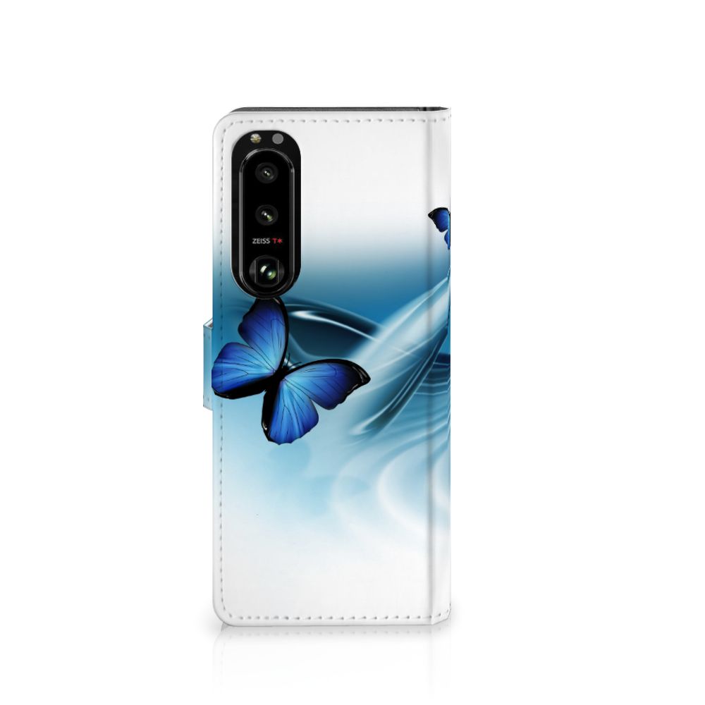 Sony Xperia 5III Telefoonhoesje met Pasjes Vlinders