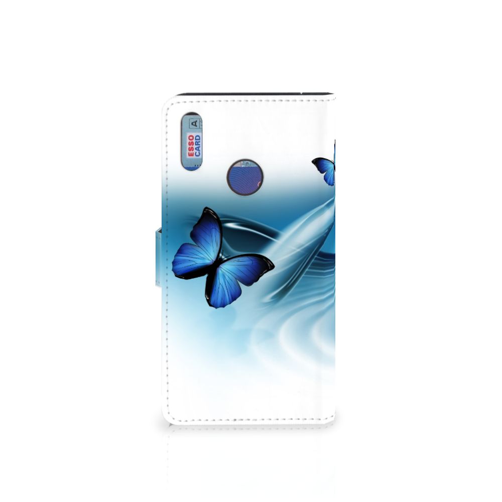 Huawei Y7 (2019) Telefoonhoesje met Pasjes Vlinders