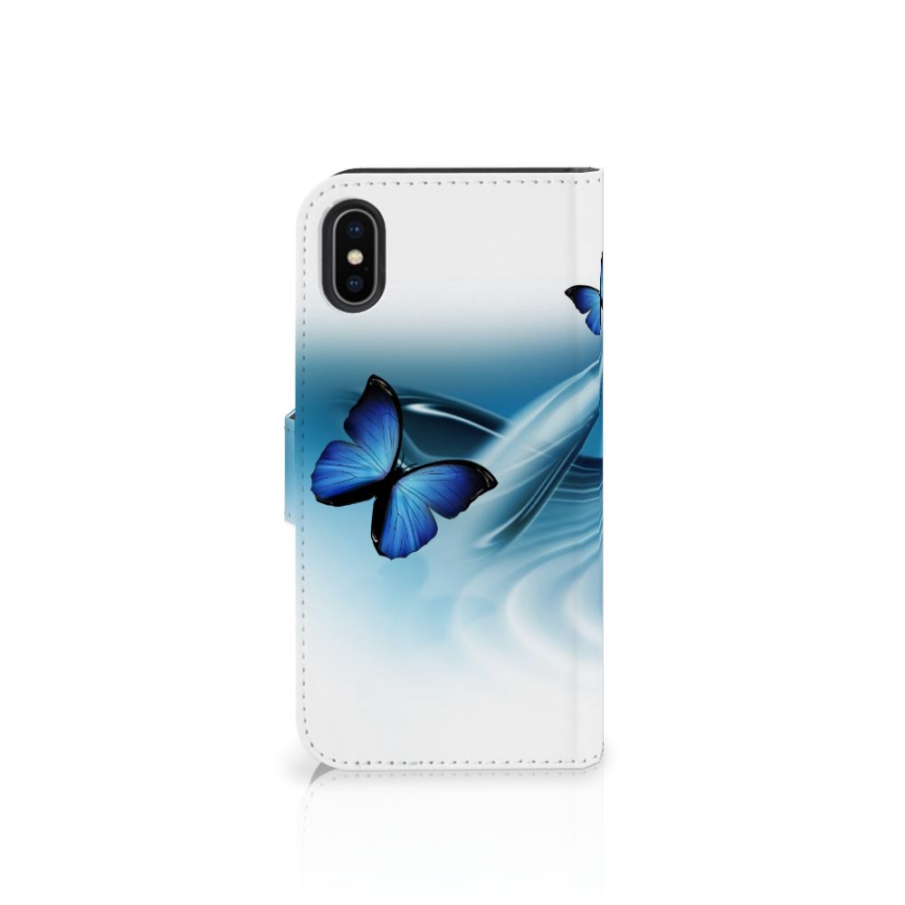 Apple iPhone X | Xs Telefoonhoesje met Pasjes Vlinders