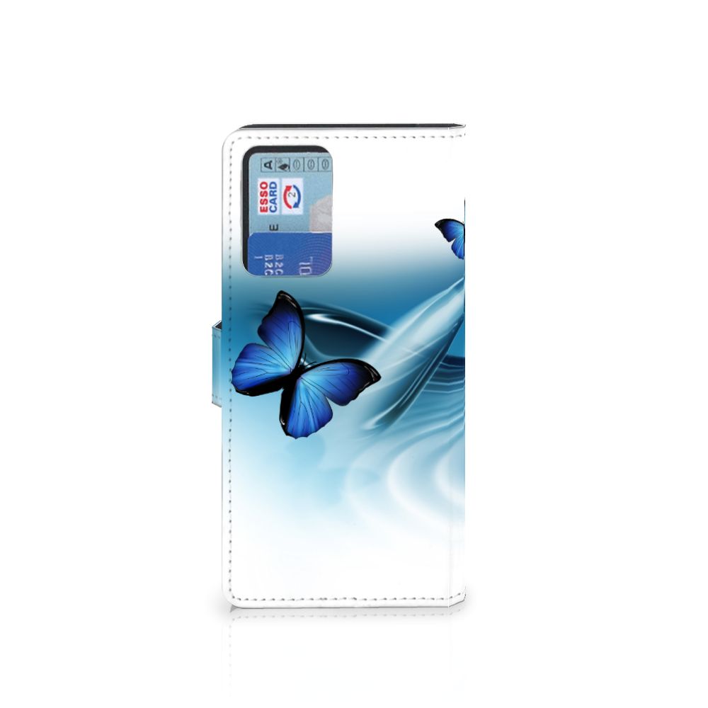 Xiaomi Redmi Note 10 Pro Telefoonhoesje met Pasjes Vlinders